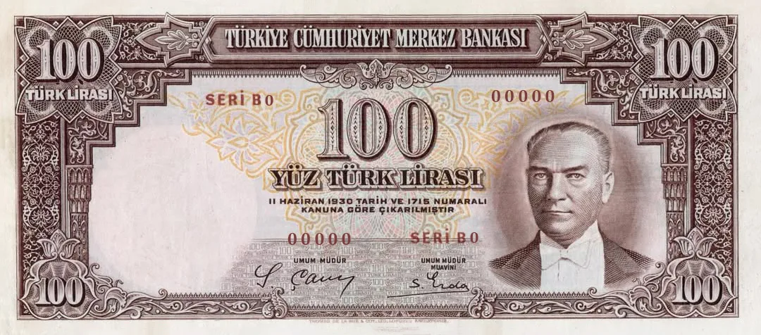 100 Türk Lirası